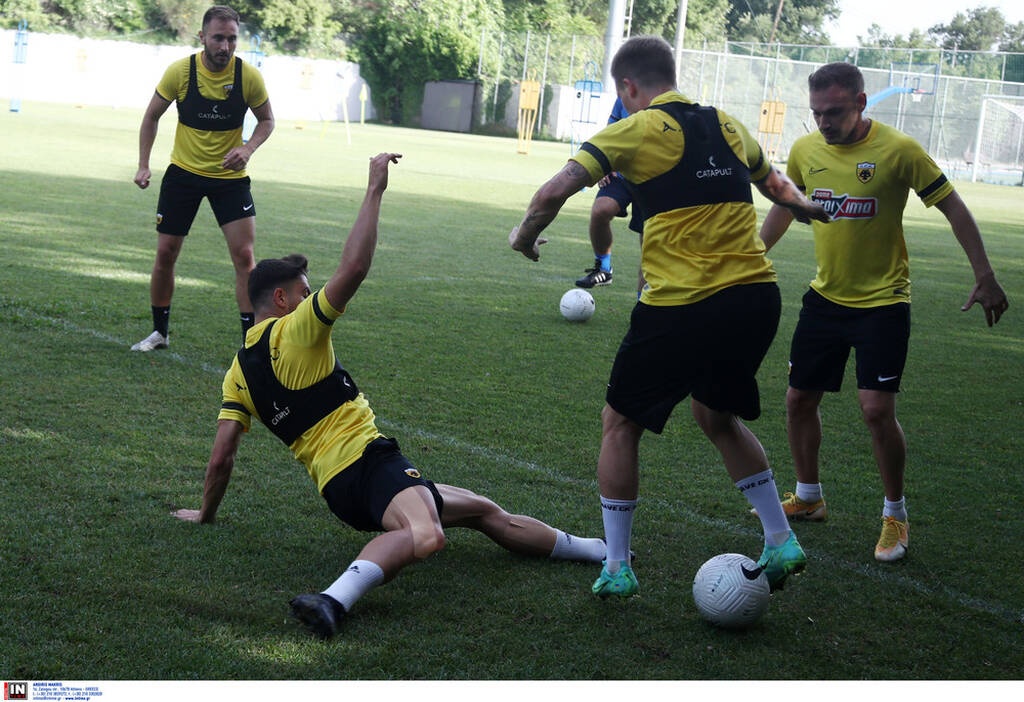 ΑΕΚ: Με τις γνωστές απουσίες η προτελευταία προπόνηση στην Πορταριά (photos)