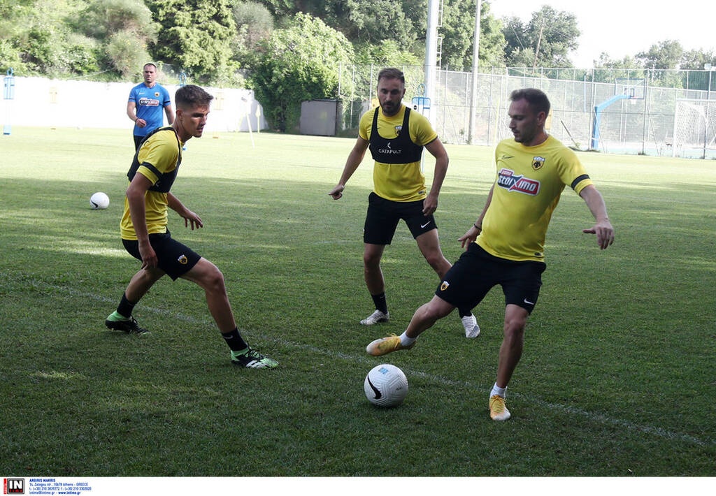 ΑΕΚ: Με τις γνωστές απουσίες η προτελευταία προπόνηση στην Πορταριά (photos)