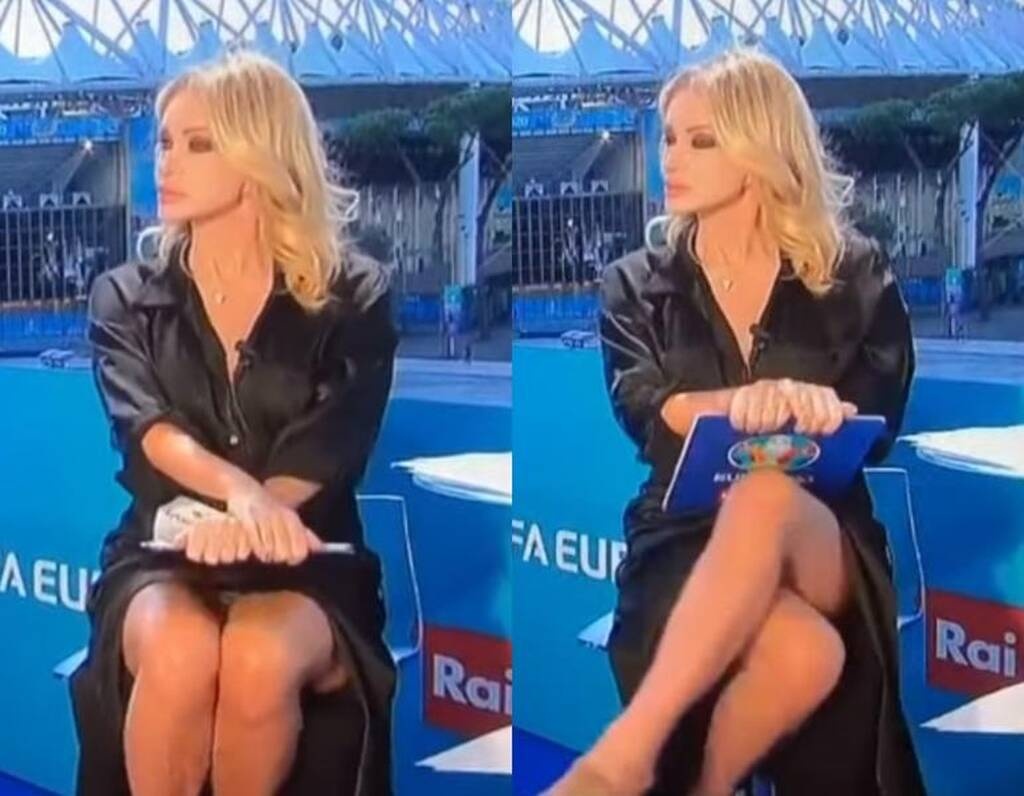 Euro 2020: Παρουσιάστρια είχε ατύχημα αλά… Σάρον Στόουν και έγινε viral (photos+video)