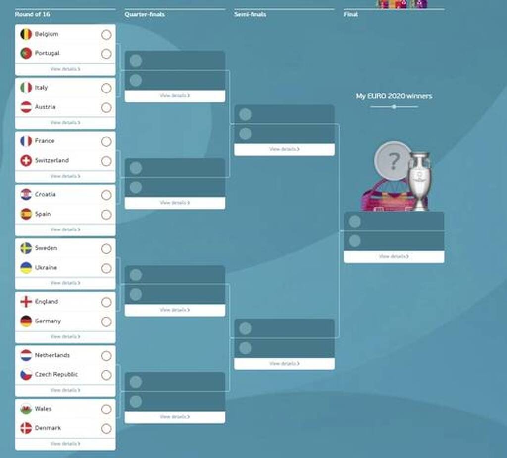 Euro 2020: Το πρόγραμμα της ημέρας (26/06)