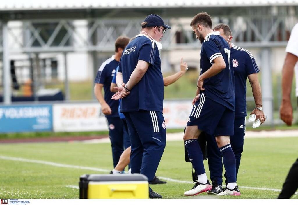 Ολυμπιακός: Ανησυχία για Φορτούνη - Αποχώρησε από το φιλικό (video+photos)