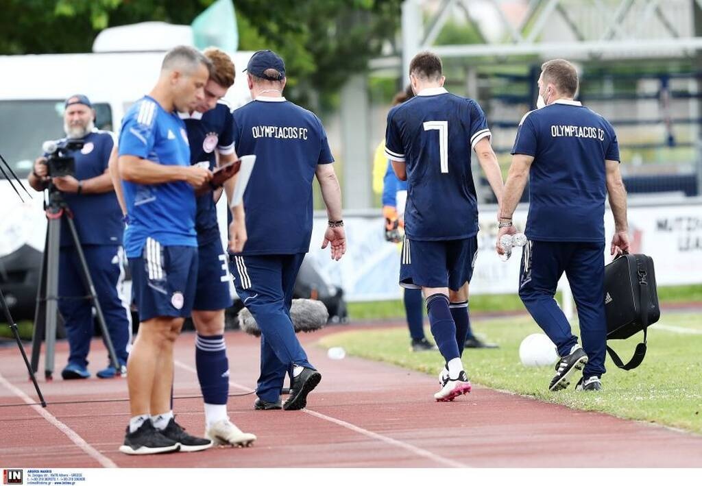 Ολυμπιακός: Ανησυχία για Φορτούνη - Αποχώρησε από το φιλικό (video+photos)