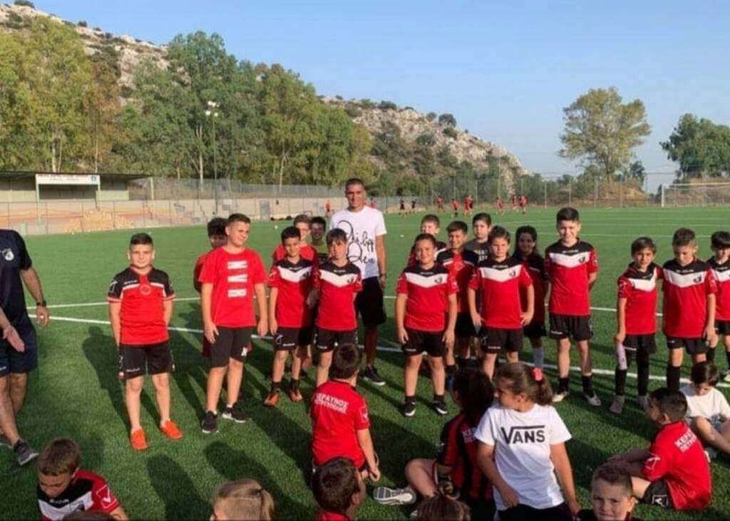 Παναθηναϊκός: Η επίσκεψη του Καμπετσή στις Ακαδημίες της Πετρούπολης (photos)