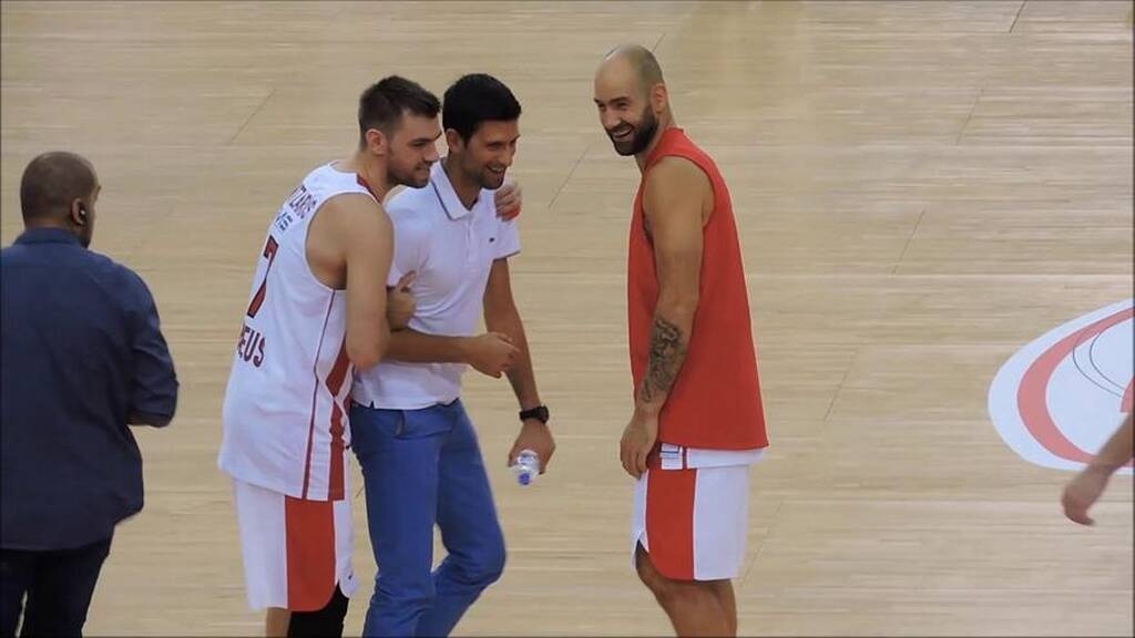 Βασίλης Σπανούλης: Το... θρυλικό μήνυμα του Τζόκοβιτς (photos)