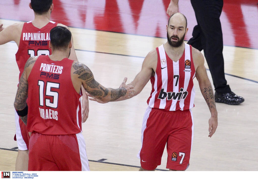 Ολυμπιακός: Μπαρτζώκας, Πρίντεζης, Παπανικολάου και Σλούκας μιλούν για τον Βασίλη Σπανούλη