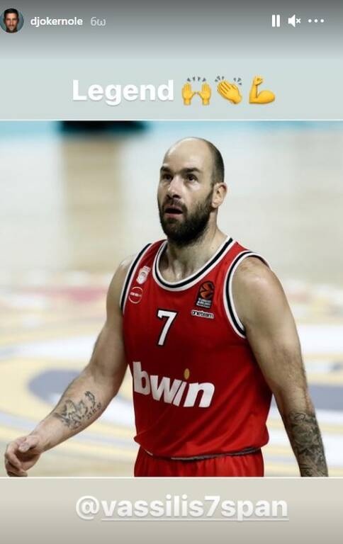 Βασίλης Σπανούλης: Το... θρυλικό μήνυμα του Τζόκοβιτς (photos)