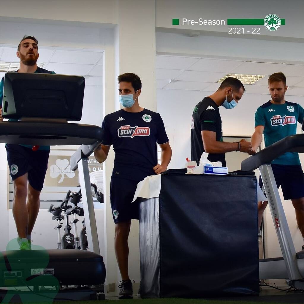 Παναθηναϊκός: Πέρασαν εργομετρικά οι «πράσινοι» - Τρέχει ο εμβολιασμός (photos)
