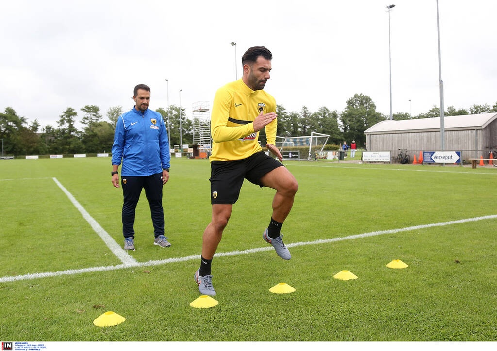 ΑΕΚ: Η πρώτη του Τζαβέλλα με τα κιτρινόμαυρα (photos+video)