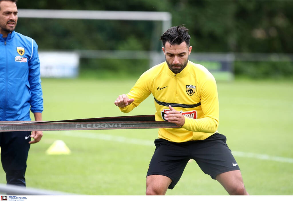 ΑΕΚ: Η πρώτη του Τζαβέλλα με τα κιτρινόμαυρα (photos+video)