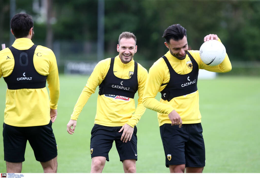 ΑΕΚ: Η πρώτη του Τζαβέλλα με τα κιτρινόμαυρα (photos+video)