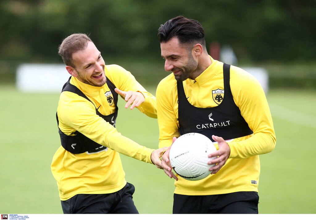 ΑΕΚ: Η πρώτη του Τζαβέλλα με τα κιτρινόμαυρα (photos+video)