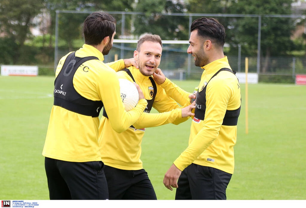 ΑΕΚ: Η πρώτη του Τζαβέλλα με τα κιτρινόμαυρα (photos+video)