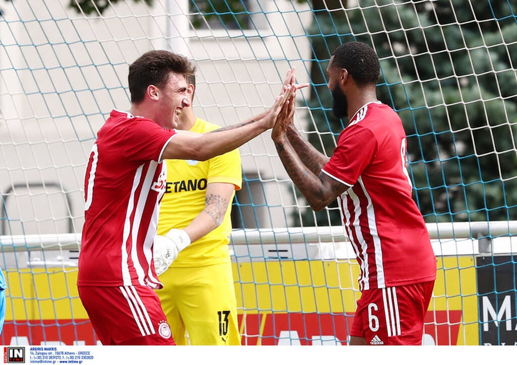 Ολυμπιακός-Κραϊόβα: Οβίδα του Χασάν στο δοκάρι - Έκανε το 2-0 ο Εμβιλά! (video+photos)