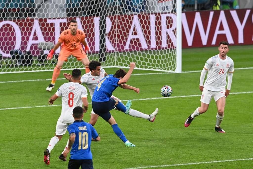 Euro 2020: Όλα τα πέναλτι από την εξέδρα των Ιταλών – Τρέλα με Ζορζίνιο! (video+photos)