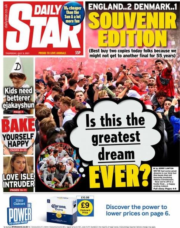 Euro 2020: Παράνοια στην Αγγλία – «Είναι το μεγαλύτερο όνειρο;» (photos)