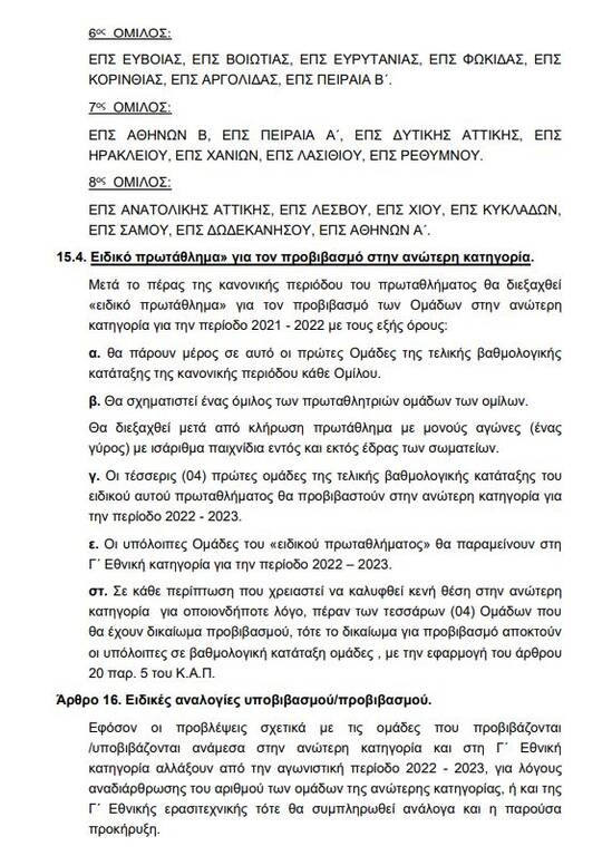 Γ’ Εθνική: Η προκήρυξη του πρωταθλήματος έως το 2024