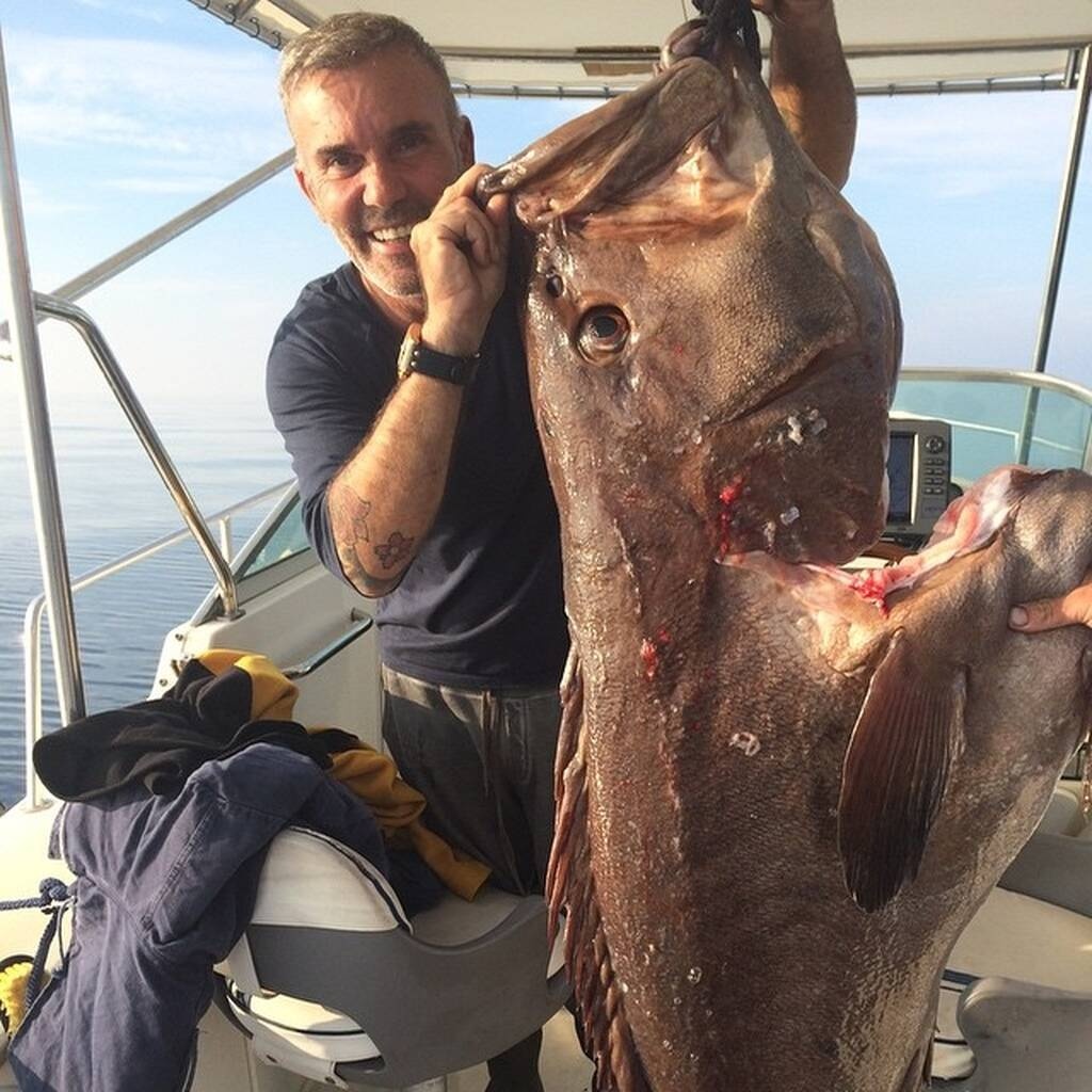 Η μυθική ψαριά του Στέλιου Ρόκκου - Έβγαλε «θηρίο» 30 κιλών (photos)