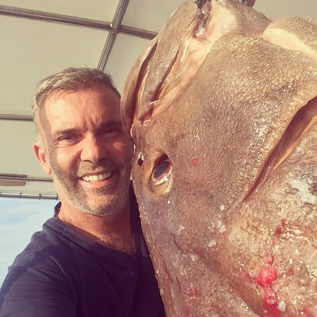 Η μυθική ψαριά του Στέλιου Ρόκκου - Έβγαλε «θηρίο» 30 κιλών (photos)