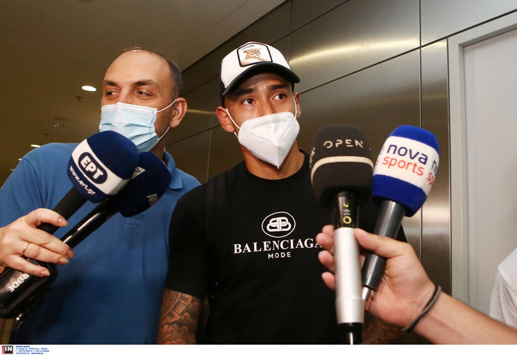 AEK: Καρέ καρέ η άφιξη του Αραούχο και η πρώτη ατάκα του (photos)