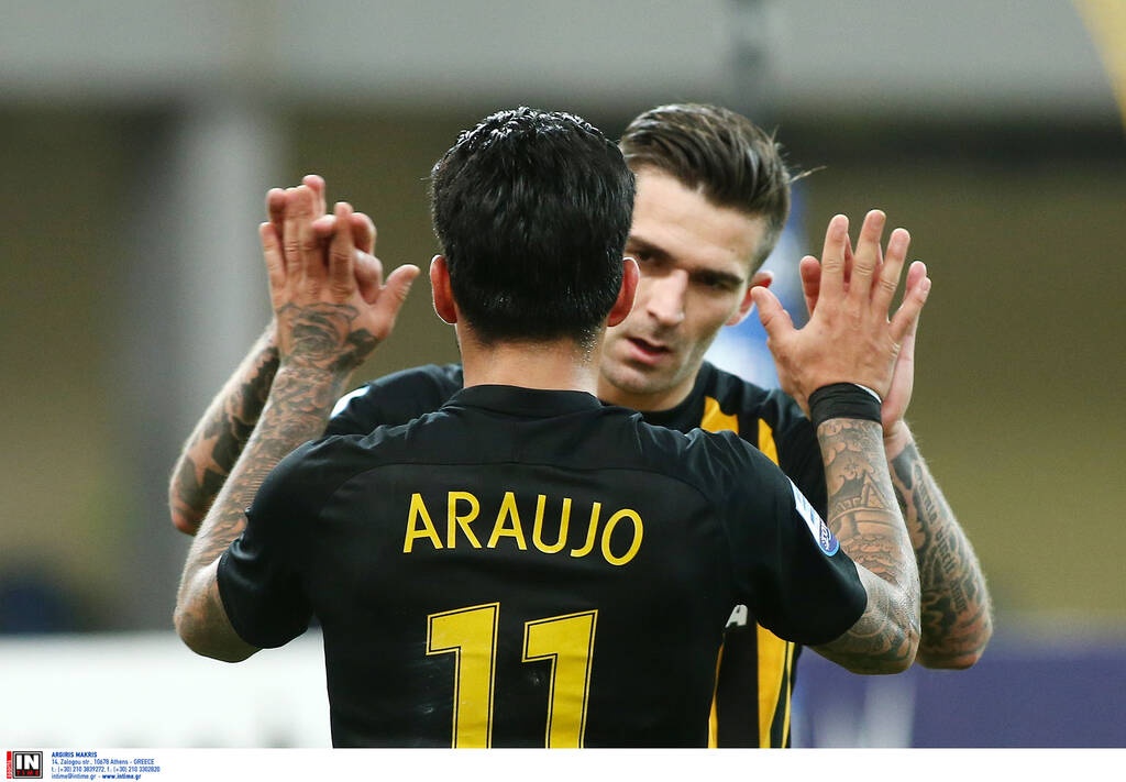 H συνύπαρξη Λιβάγια-Αραούχο στην ΑΕΚ