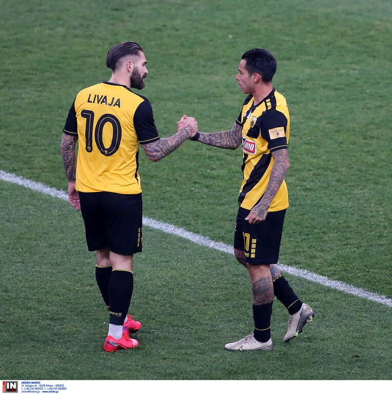 H συνύπαρξη Λιβάγια-Αραούχο στην ΑΕΚ