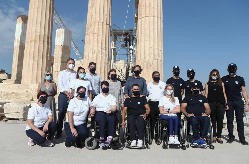 Παραολυμπιακοί Αγώνες: Στην Ακρόπολη η ελληνική αποστολή πριν το Τόκιο (photos)