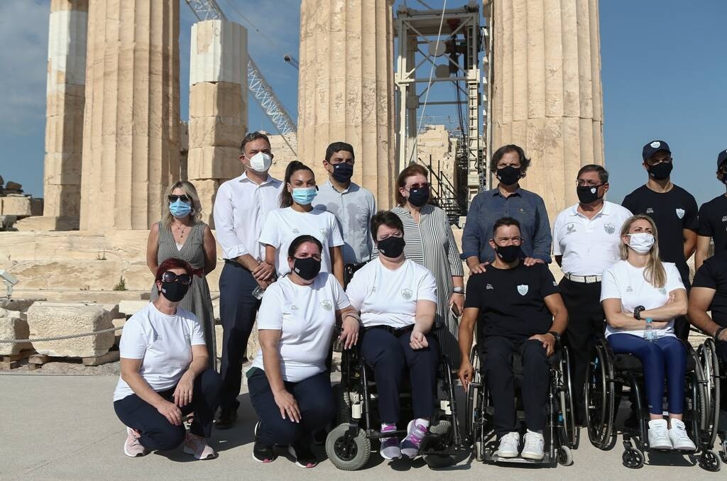 Παραολυμπιακοί Αγώνες: Στην Ακρόπολη η ελληνική αποστολή πριν το Τόκιο (photos)