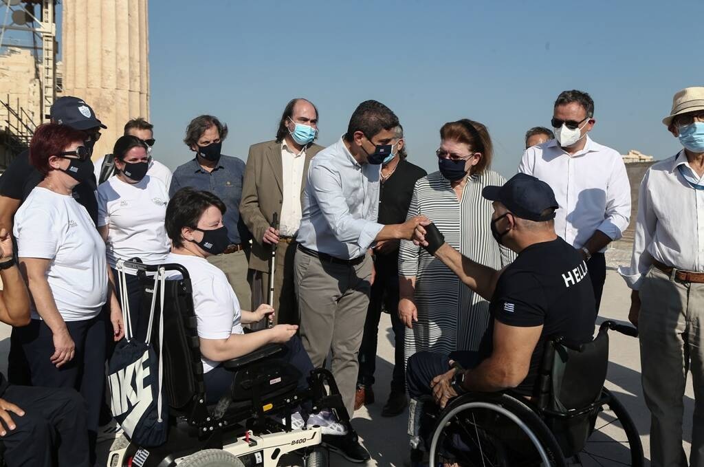 Παραολυμπιακοί Αγώνες: Στην Ακρόπολη η ελληνική αποστολή πριν το Τόκιο (photos)