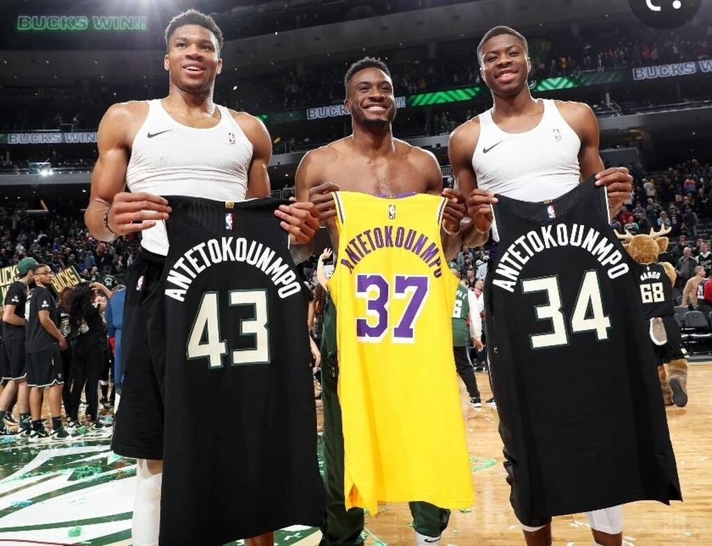 NBA: Έγραψαν ιστορία τα αδέρφια Αντετοκούνμπο - Τα πρώτα τρία που κατακτούν τίτλο (photos)