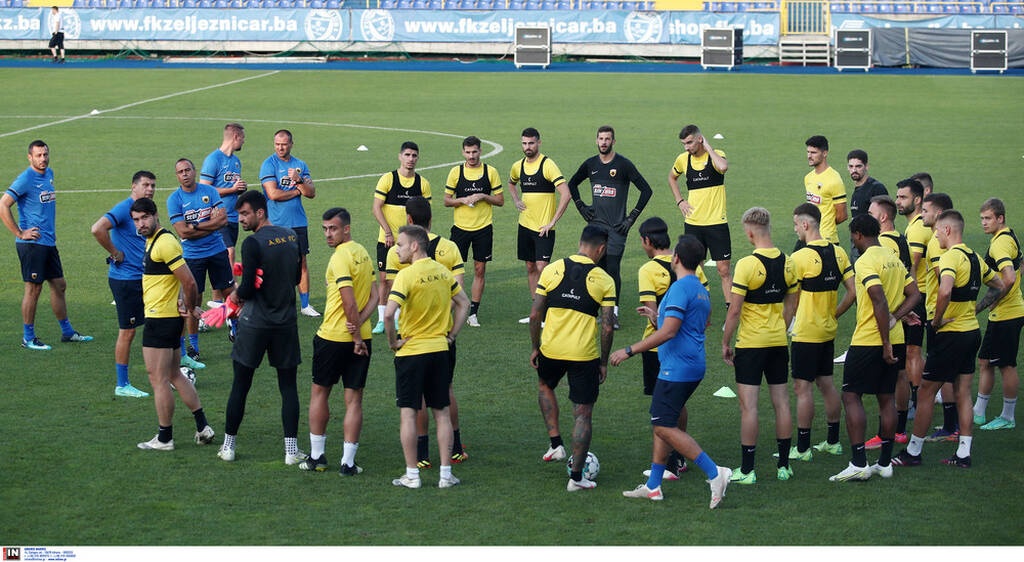 ΑΕΚ: Προπονήθηκε στο στάδιο Γκρμπάβιτσα (photos)