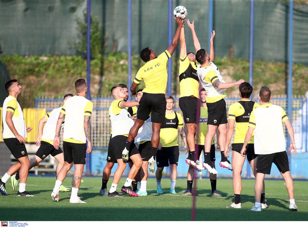 ΑΕΚ: Προπονήθηκε στο στάδιο Γκρμπάβιτσα (photos)