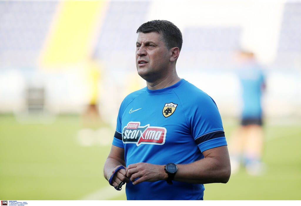 ΑΕΚ: Προπονήθηκε στο στάδιο Γκρμπάβιτσα (photos)