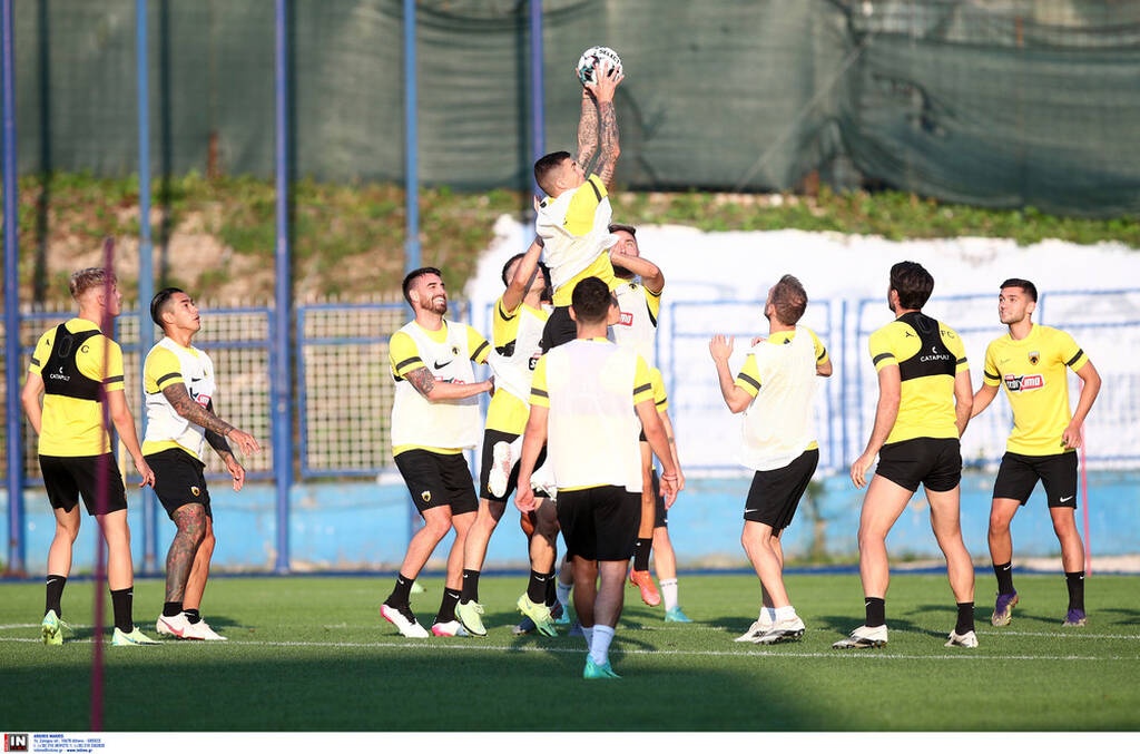 ΑΕΚ: Προπονήθηκε στο στάδιο Γκρμπάβιτσα (photos)