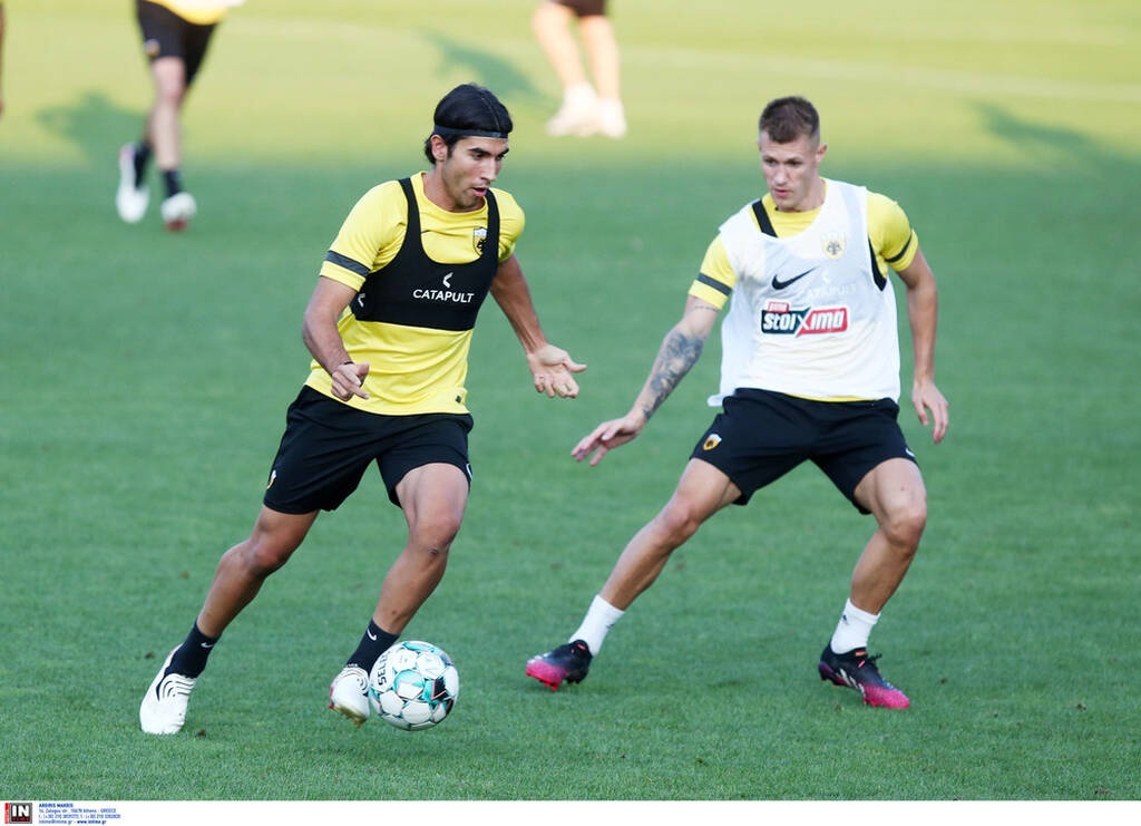 ΑΕΚ: Προπονήθηκε στο στάδιο Γκρμπάβιτσα (photos)