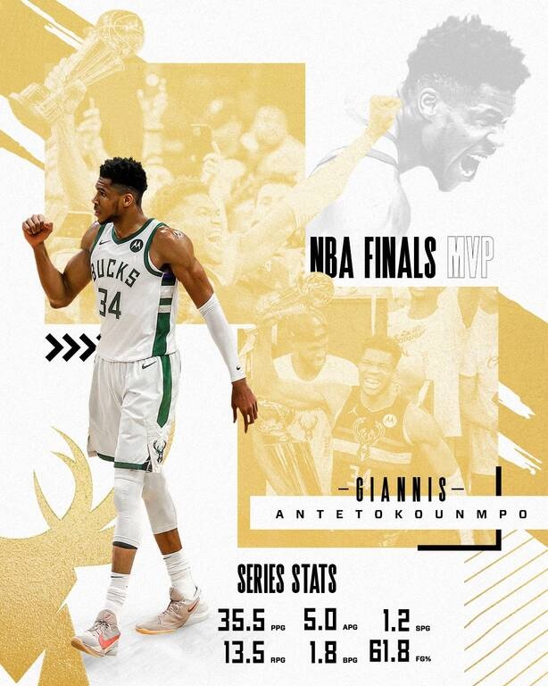 NBA: Το πρώτο μήνυμα Αντετοκούνμπο μετά την κούπα - Την πήρε σπίτι του (photos)