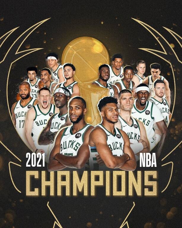NBA: Το πρώτο μήνυμα Αντετοκούνμπο μετά την κούπα - Την πήρε σπίτι του (photos)