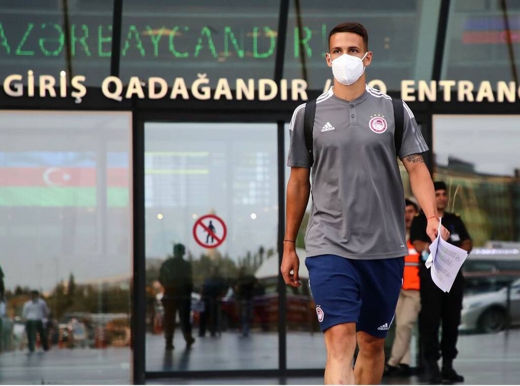 Νέφτσι Μπακού-Ολυμπιακός: Στο Αζερμπαϊτζάν οι «ερυθρόλευκοι» (photos)
