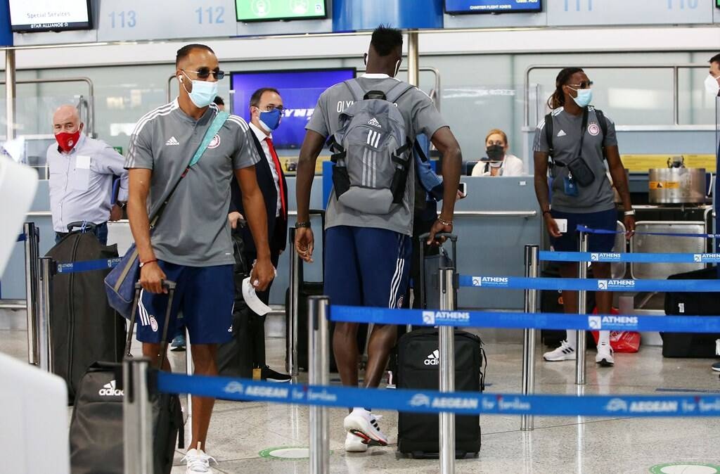 Νέφτσι-Ολυμπιακός: «Πέταξε» για Μπακού με Ελ Αραμπί - Πολλά προβλήματα για Μαρτίνς (photos)