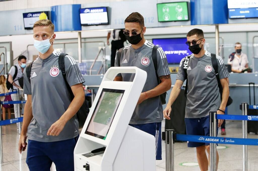 Νέφτσι-Ολυμπιακός: «Πέταξε» για Μπακού με Ελ Αραμπί - Πολλά προβλήματα για Μαρτίνς (photos)