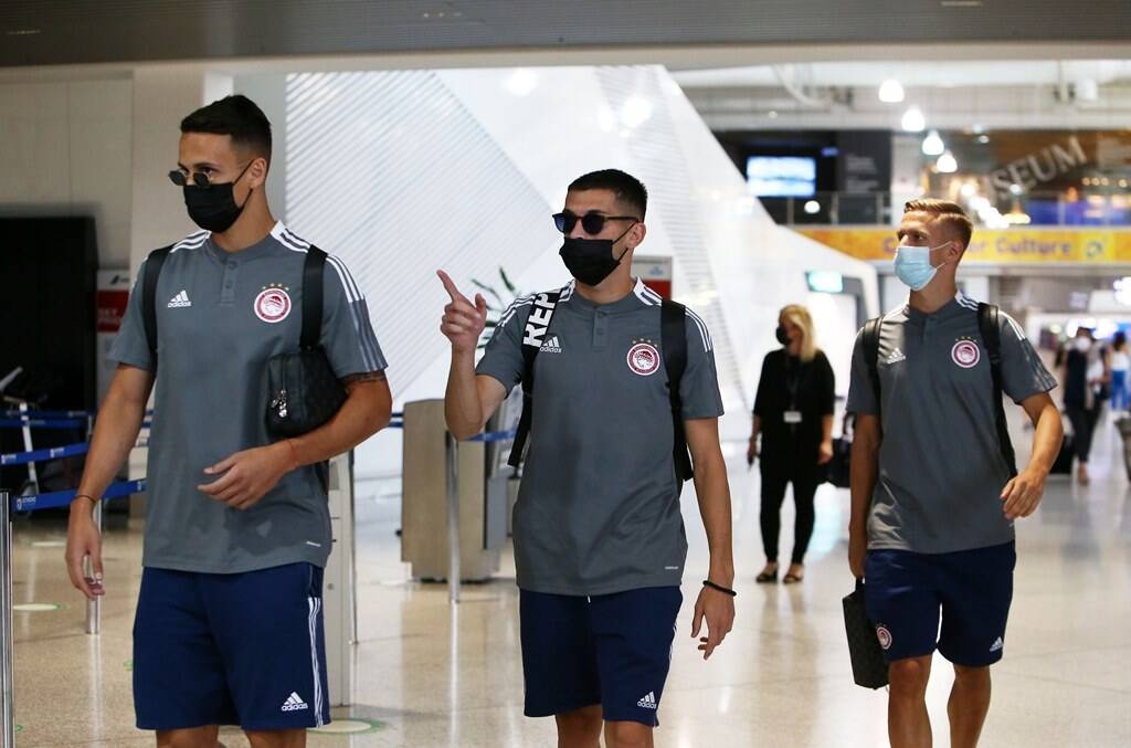 Νέφτσι-Ολυμπιακός: «Πέταξε» για Μπακού με Ελ Αραμπί - Πολλά προβλήματα για Μαρτίνς (photos)