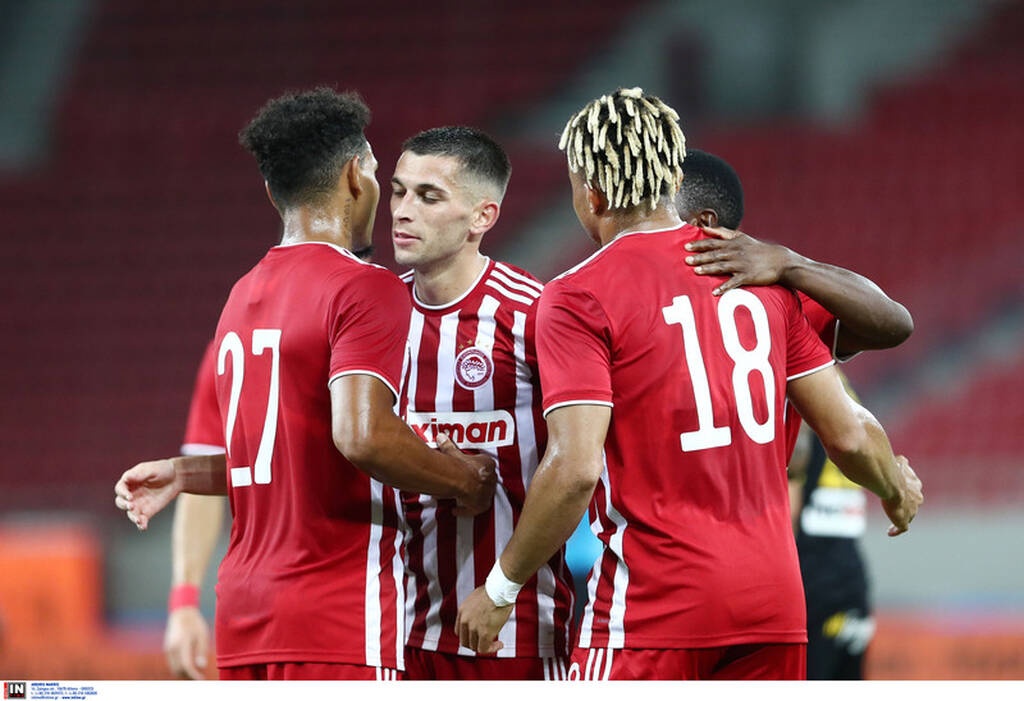 Νέφτσι- Ολυμπιακός: Με 5-4-1 και Τζολάκη, Σουρλή οι Πειραιώτες! (photos)