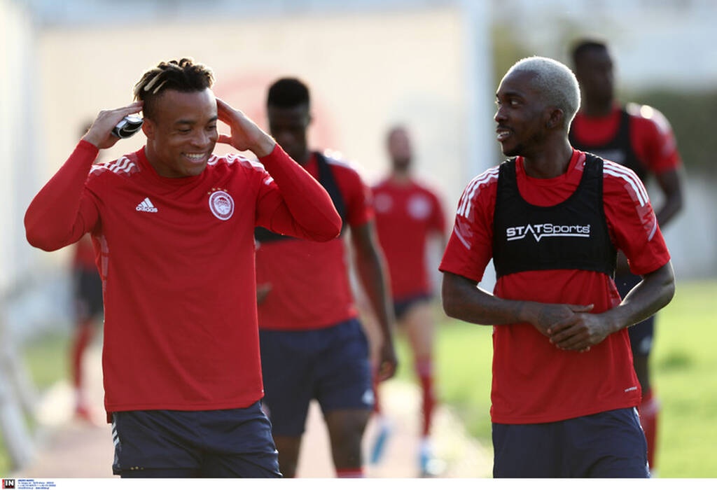 Ολυμπιακός: Η τελευταία προπόνηση για Λουντογκόρετς με τον Ονιεκούρου (video)