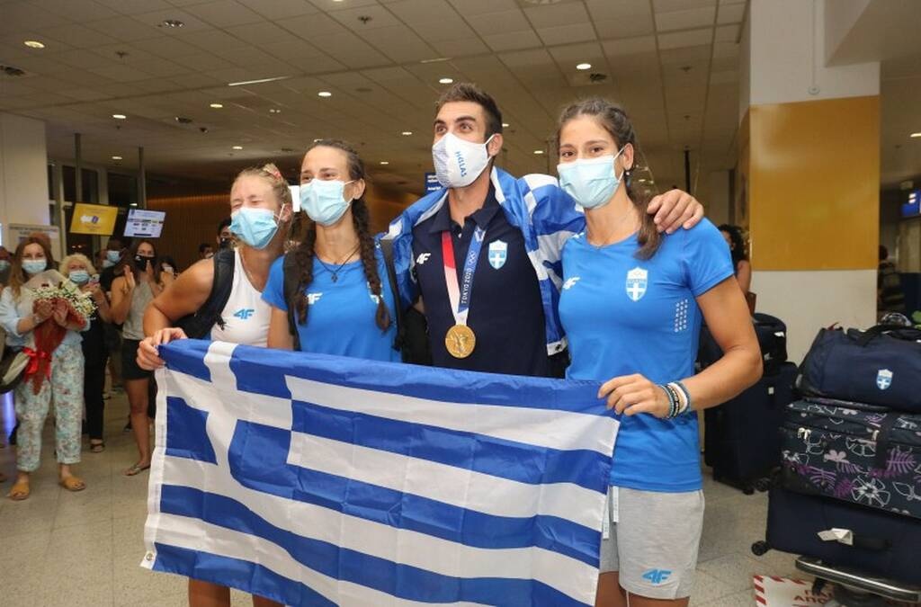 Ολυμπιακοί Αγώνες: Αποθέωση για τον «χρυσό» Ολυμπιονίκη Στέφανο Ντούσκο (photos+video)