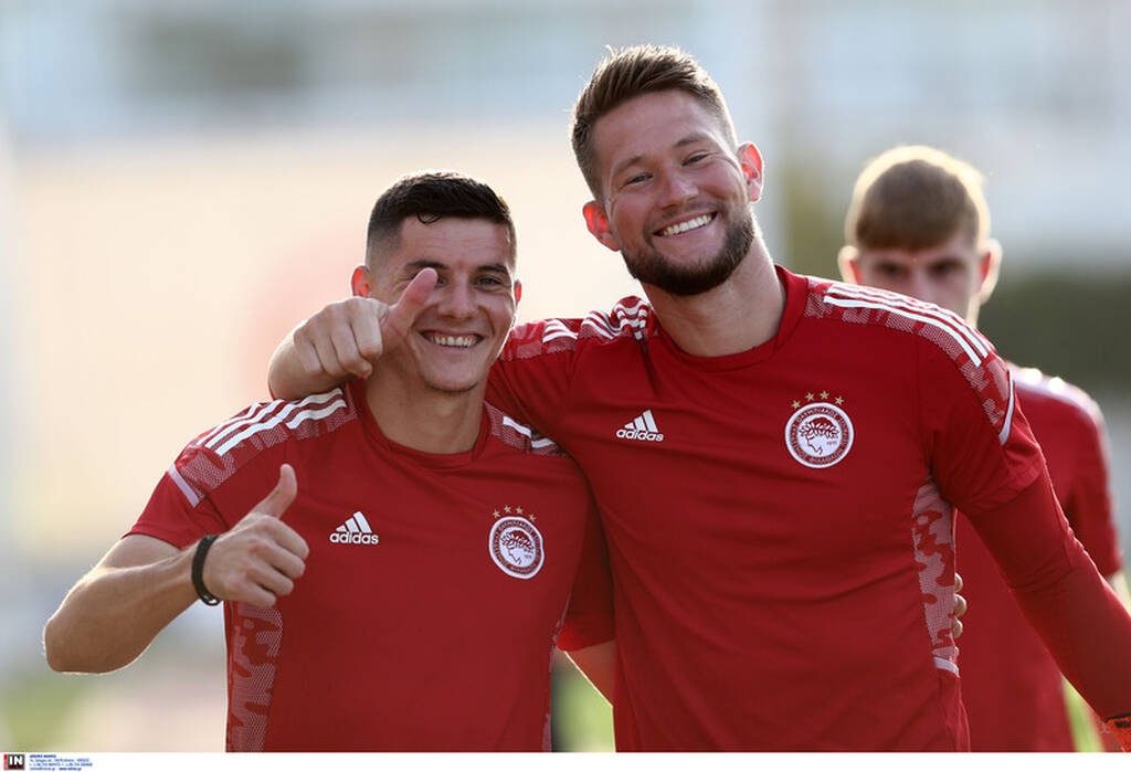 Ολυμπιακός: Η τελευταία προπόνηση για Λουντογκόρετς με τον Ονιεκούρου (video)