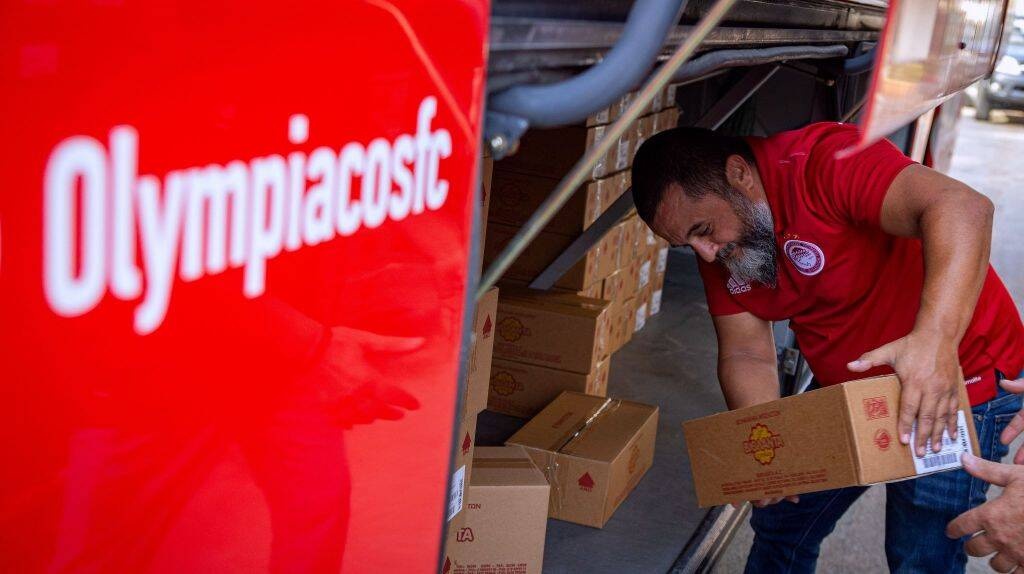 Ολυμπιακός: Ανθρωπιστική βοήθεια και στην Ηλεία