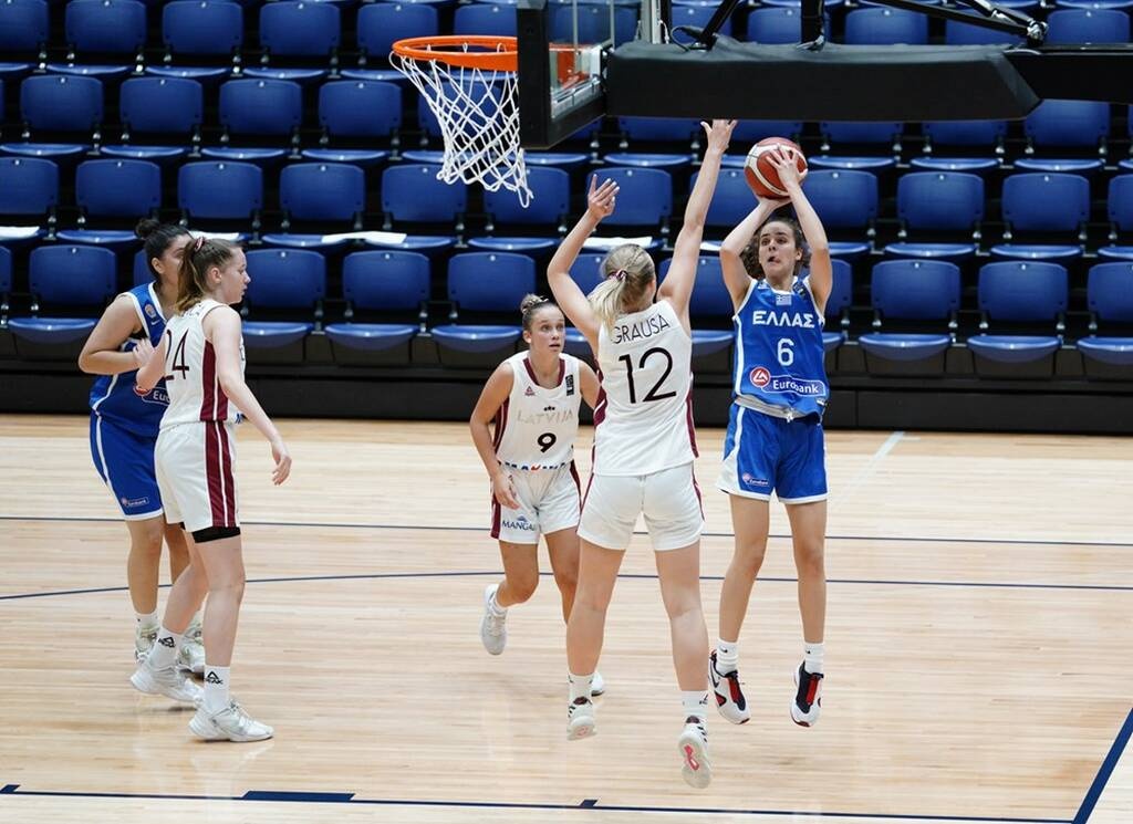Λετονία – Ελλάδα 55-51: Έχασαν στο τέλος οι Κορασίδες