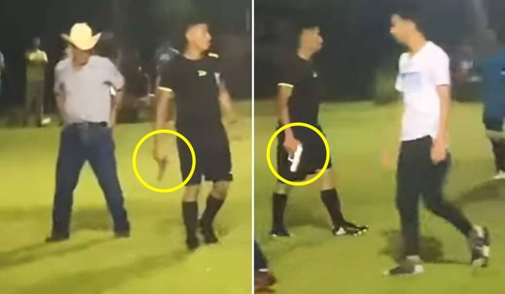 Πήγαν να λιντσάρουν τον διαιτητή και έβγαλε όπλο για να γλιτώσει! (video)