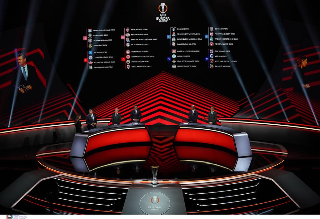 Europa League: Αυτοί είναι οι αντίπαλοι του Ολυμπιακού στον 4ο όμιλο