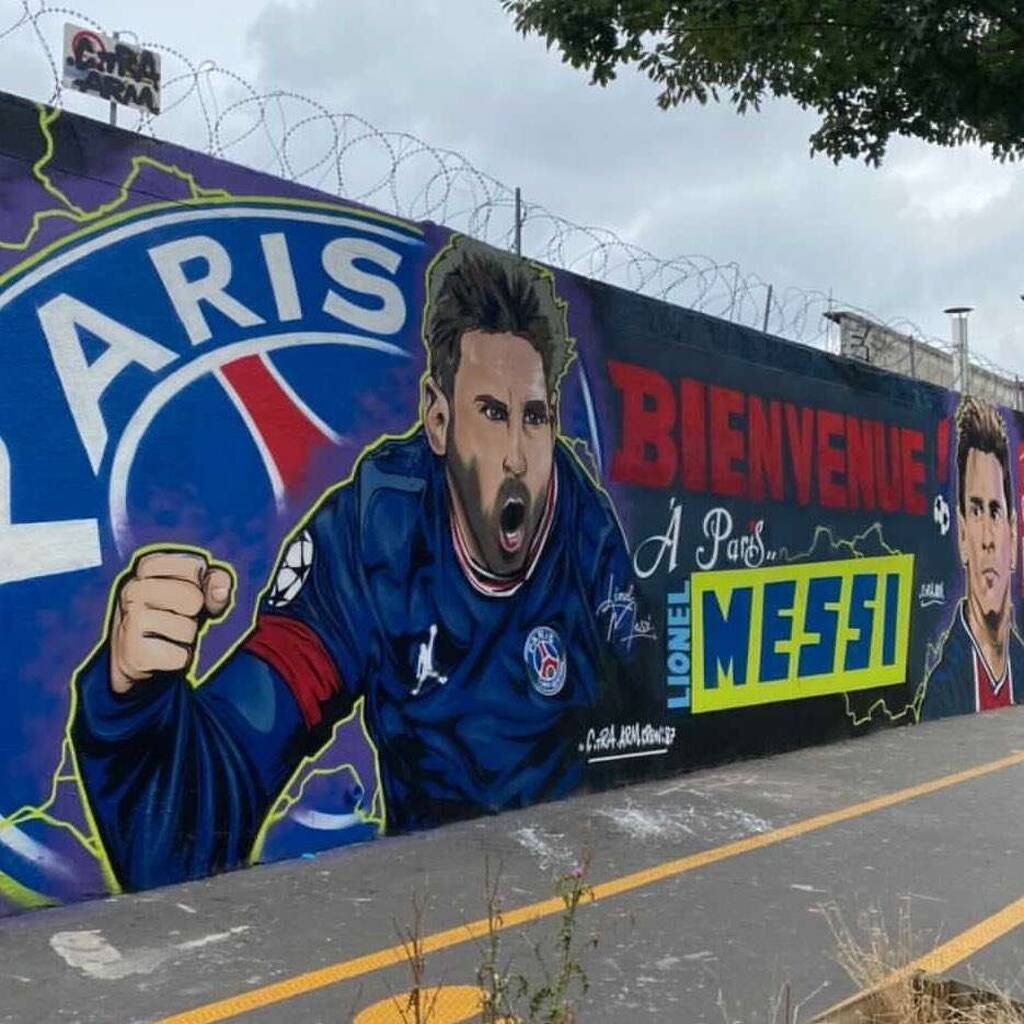 Μέσι: Εκπληκτικό γκράφιτι για τον Αργεντινό κοσμεί το Παρίσι! (Photos)