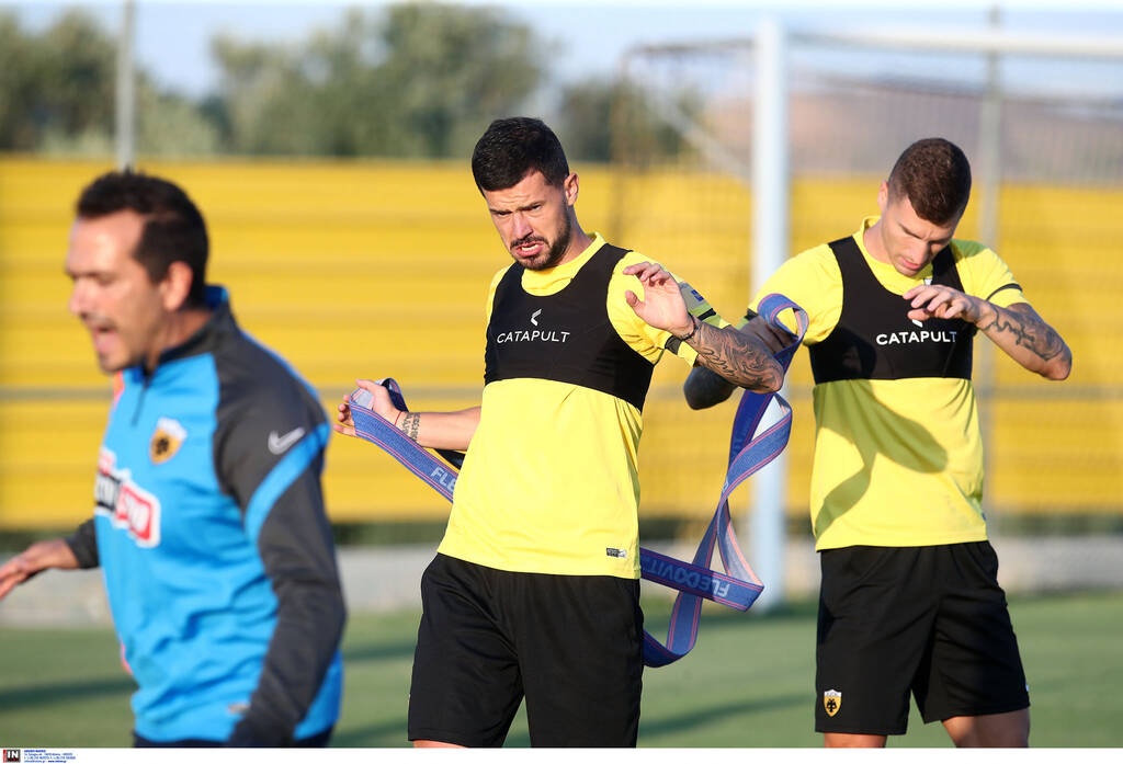 ΑΕΚ: Η πρώτη του Γέβτιτς στα Σπάτα (photos+video)
